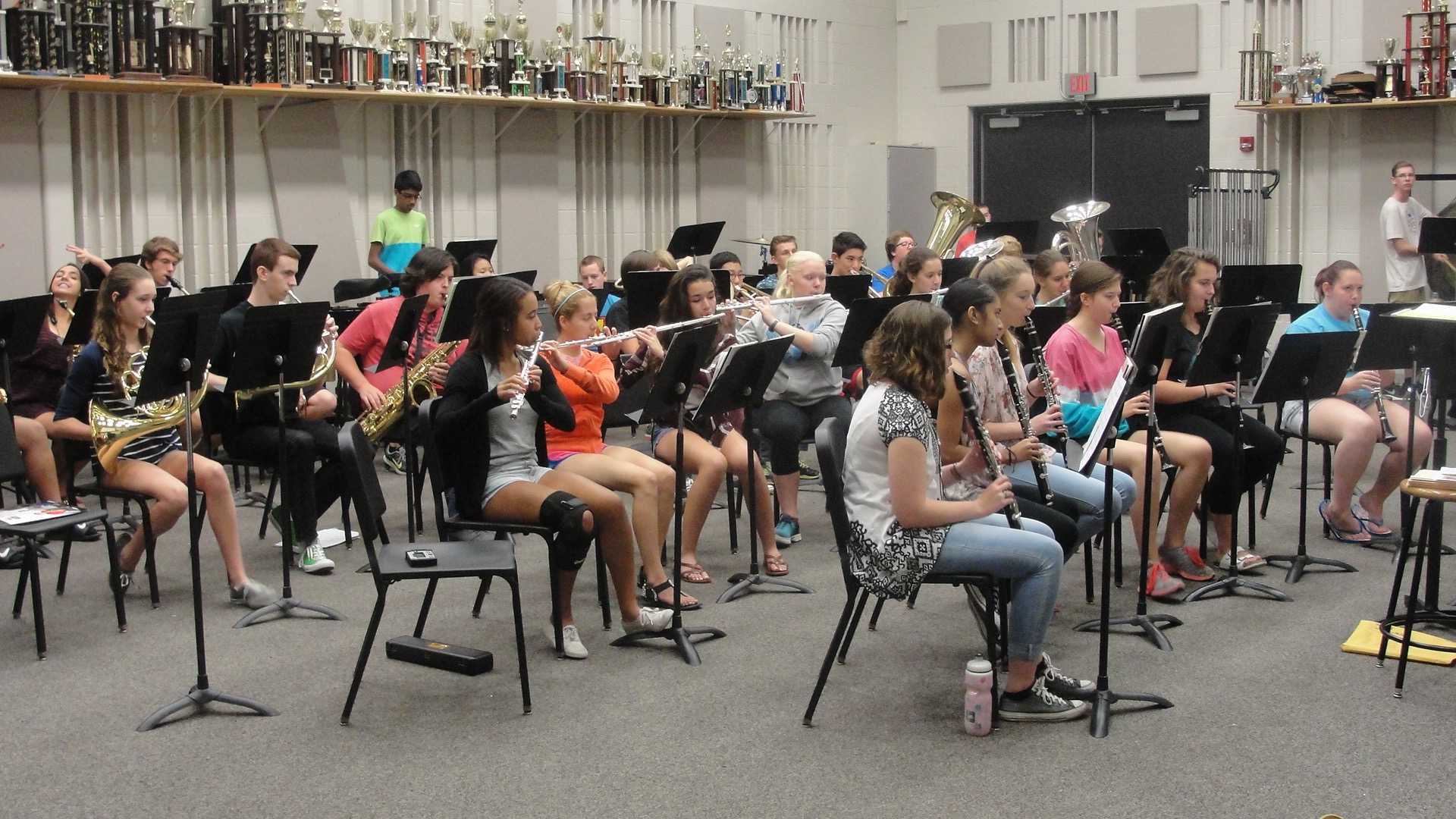 The Symphonic Winds band plays their hearts out. (Sept. 21-25)
