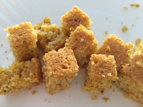 Students taste tested Jiffy cornbread against cornbread baked using locally sourced ingredients. 