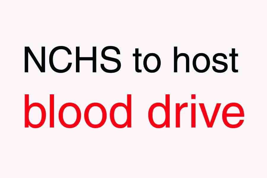 NCHS to host blood drive