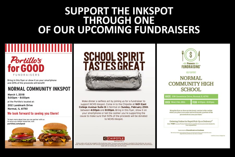 Support the Inkspot in our upcoming fundraisers