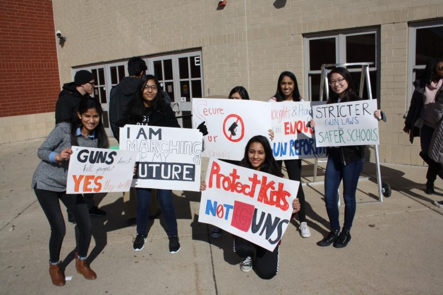 Spot the Difference: Student walkout