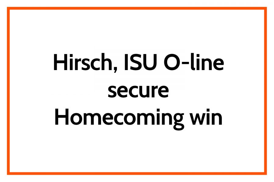 Normal Community graduate Garrett Hirsch is part of an offensive line that has allowed Illinois State running backs to succeed.