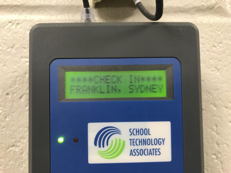 2018 installation ID scanners to record attendance