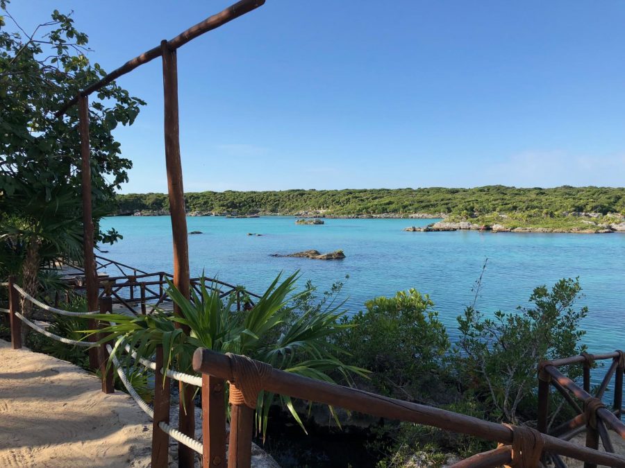 Xel ha overlooks sparkling blue waters, waiting to be explored 