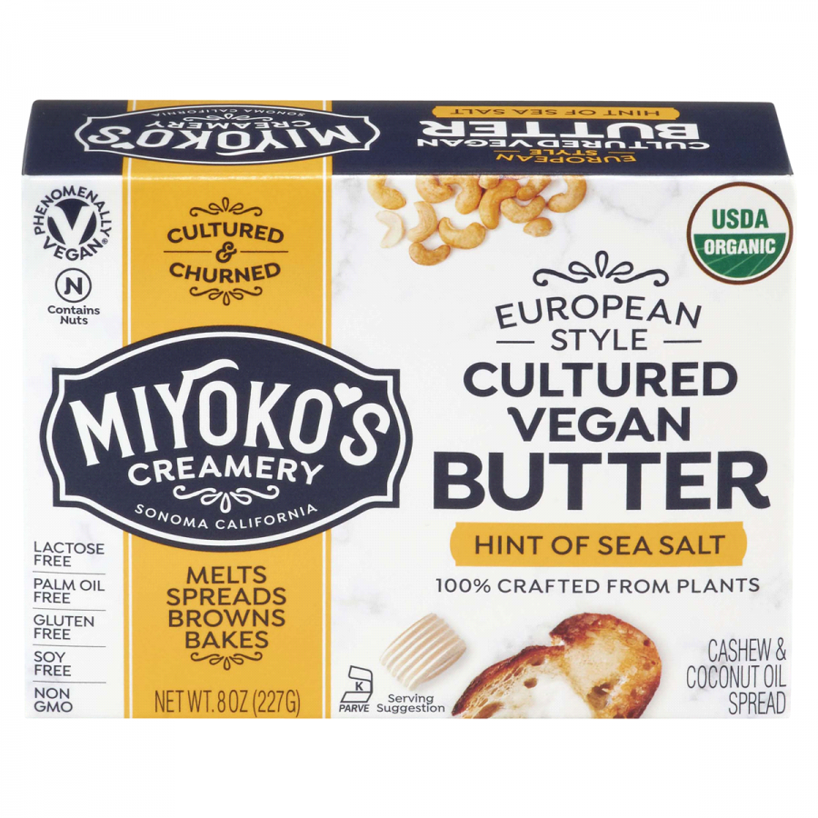 Miyokos European-Style Cultured Vegan Butter.