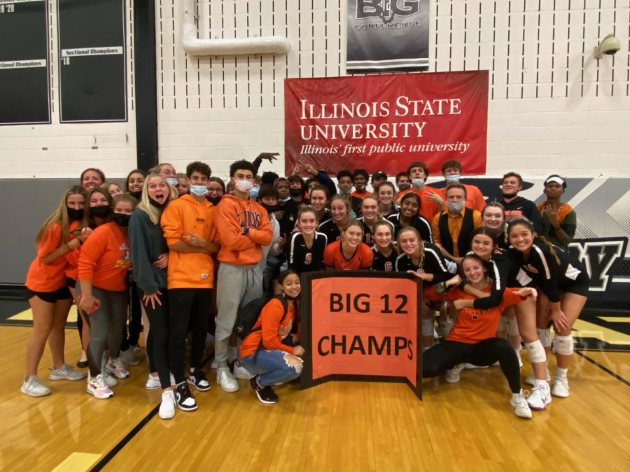 Lady Iron volleyball crowned Big 12 Champions with victory over Normal West