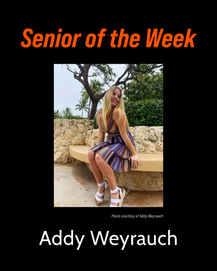 Senior Spotlight 9/12: Addy Weyrauch