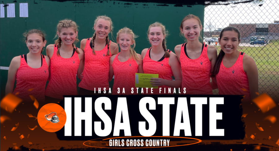 The+2022+girls+cross+country+team+finished+27th+as+a+team+at+the+3A+IHSA+State+meet%2C+the+teams+first+appearance+in+eight+seasons.