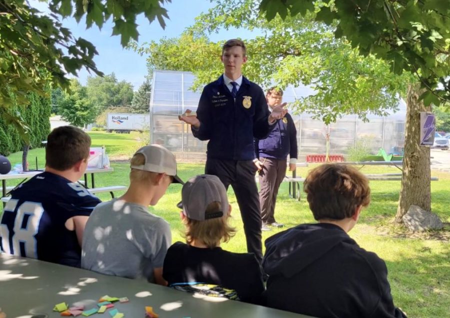 Peter Metivier receives historic recognition from Illinois FFA