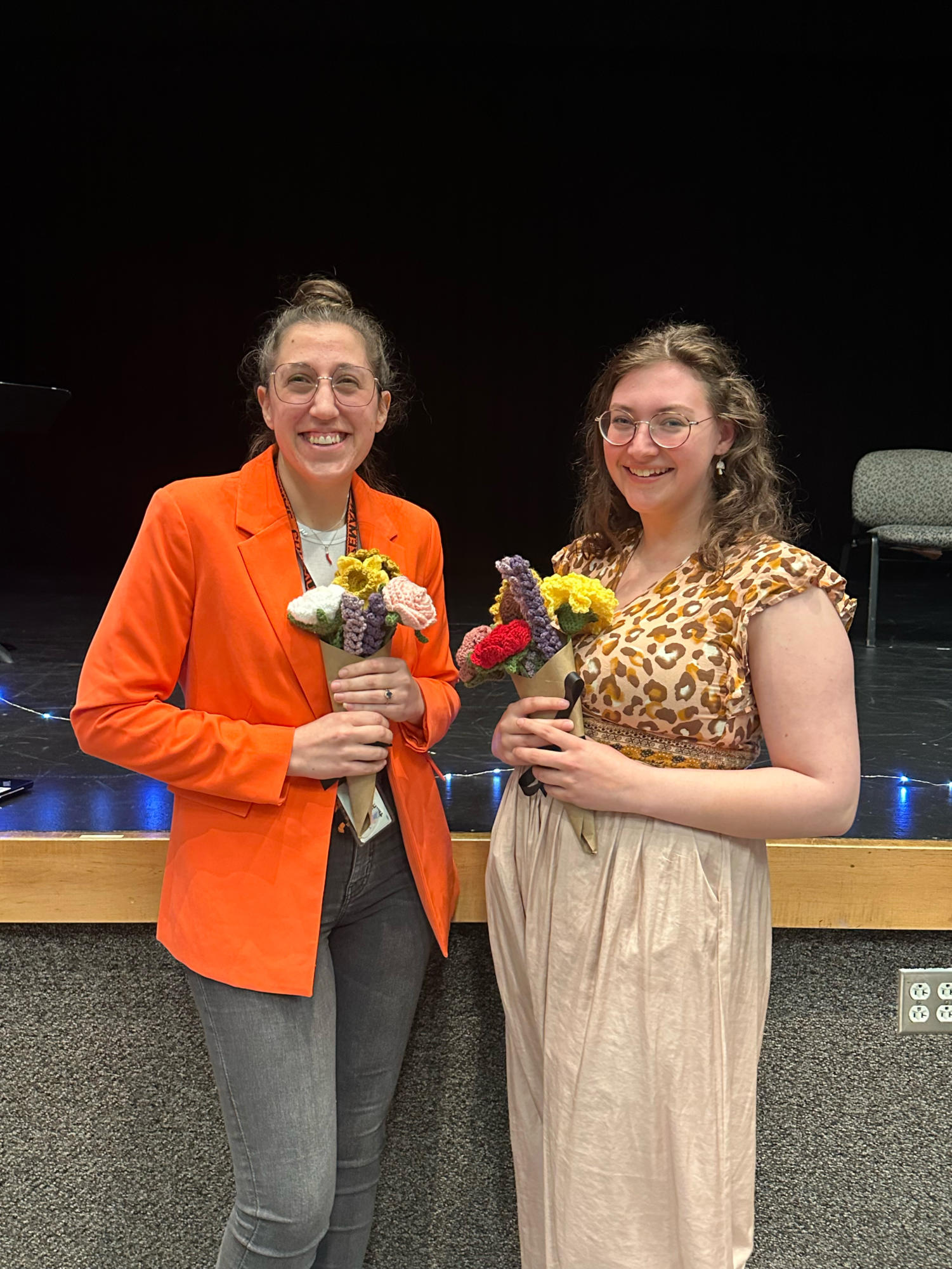 Assistant coach Ms. Eden Henrikson (right) will take over the Communitys Speech team as head coach for the 2023-24 season.
Photo Courtesy of: 