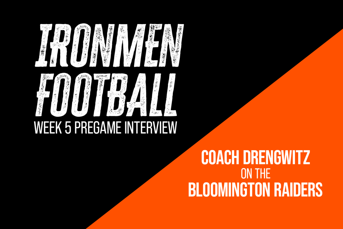 Pre-game interview with Ironmen head coach Mr. Jason Drengwitz [video]