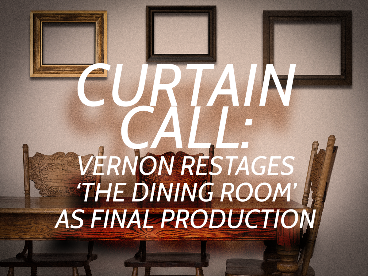 The Dining Room is a series of vignettes—some funny, some touching, —which, when combined, creates a picture of the vanishing upper-middle-class White Anglo-Saxon Protestant.

The play, director Ms. Kevin Vernon said, goes to great lengths to educate audiences about WASP culture.
I want them understand who it is theyre looking at, Vernon said. I want them to laugh.

Digital Illustration // Mr. Brad Bovenkerk