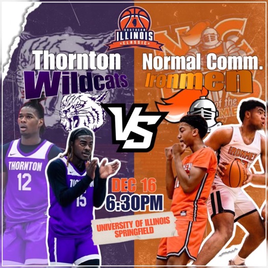 The Ironmen fell to the Thorton Wildcats 44-37 on Saturday, Dec. 16 in the Southern Illinois Classic Shootout. 
The matchup was on of Communitys first real tests of the season as they faced the top-ranked high school player in the state in Morez Johnson, a University of Illinois commit. 

Image Courtesy of: Southern Illinois Classic Shootout 