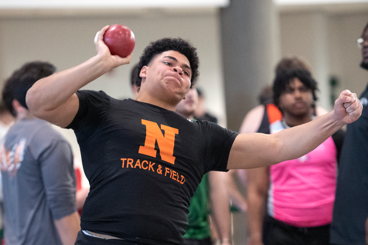A.J. Montoya took 27th in discus at the 3A IHSA State Track & Field meet last season as a sophomore. The junor is primed to fill a void left by the graduation of Alex Sohn, Communitys throws school record holder.
Photo Courtesy: Mr. Jeff Christopherson