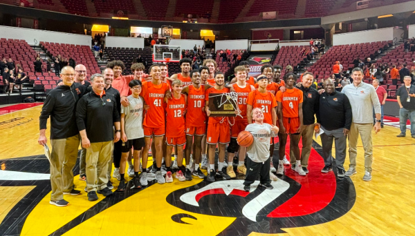 The Ironmen make their third trip to the IHSA 4A State tournament with a dominant 53-29 win over the Downers Grove North Trojans.

Mr. Brad Bovenkerk