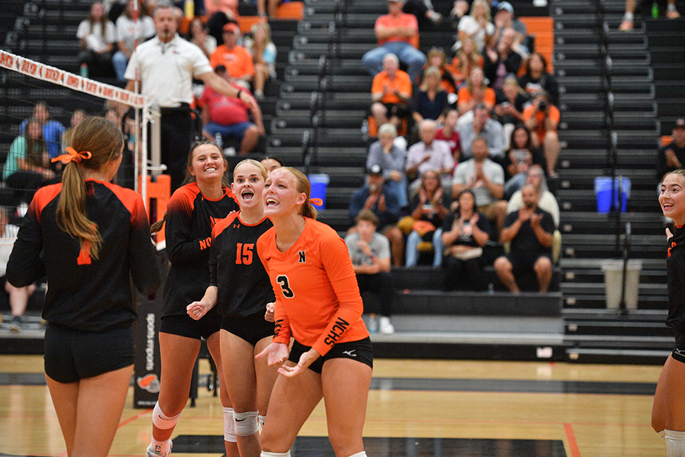 The Iron can celebrate their 2-2 finish in the Intercity Tournament, they handed Normal West the Wildcat's second loss on the season and were the only team to take a set from U-High, the top team in 3A. 
Photo Courtesy of: Mr. Jeff Christopherson