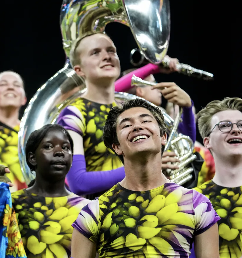 The Normal Marching Band went from "seed to bloom" in their 2024 show, performing a song list of: "Flower Duet" by Léo Delibes, "Singing in the Rain" by Nacio Herb Brown, "Country Gardens" by Perry Grainger, "A Road, A Path" by Roy Magunson, "Kingfishers Catch Fire" by John Mackey and "What a Wonderful World" by Louis Armstrong.