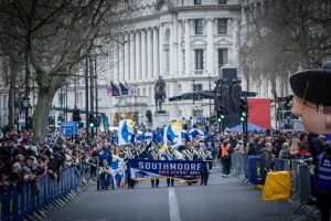 Each year, the LNYDP attracts over 10,000 participants from the USA, United Kingdom and Europe. This year, the NMB is one of 11 American high school marching bands performing. 

Photo Courtesy of: Youth Music of the World // LNYDP media 