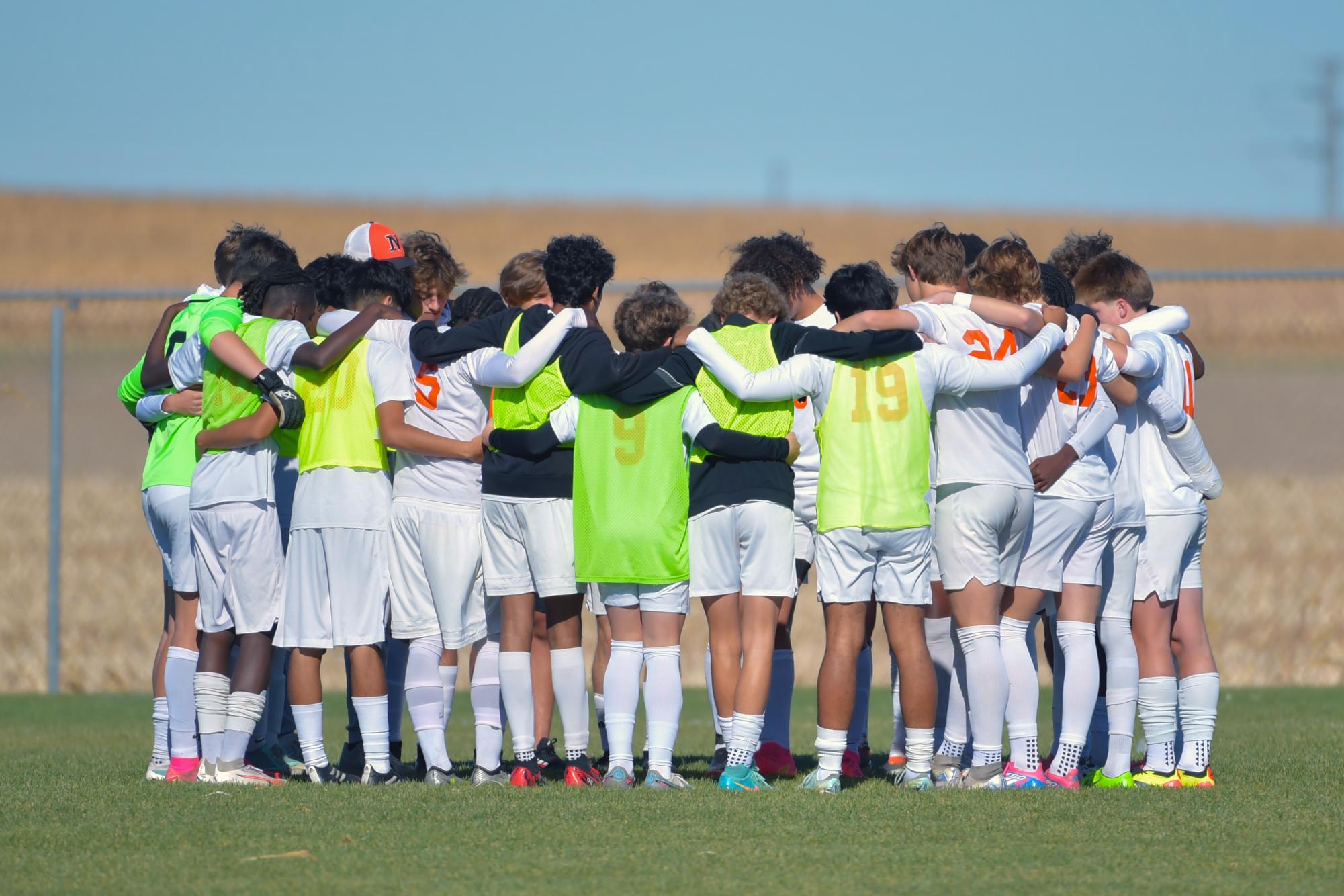 Headlined by senior Cassius Sharp and a strong junior core, the boys soccer team had its deepest playoff run since the 2018 season.
Photo Courtesy of: Mr. Jeff Christopherson