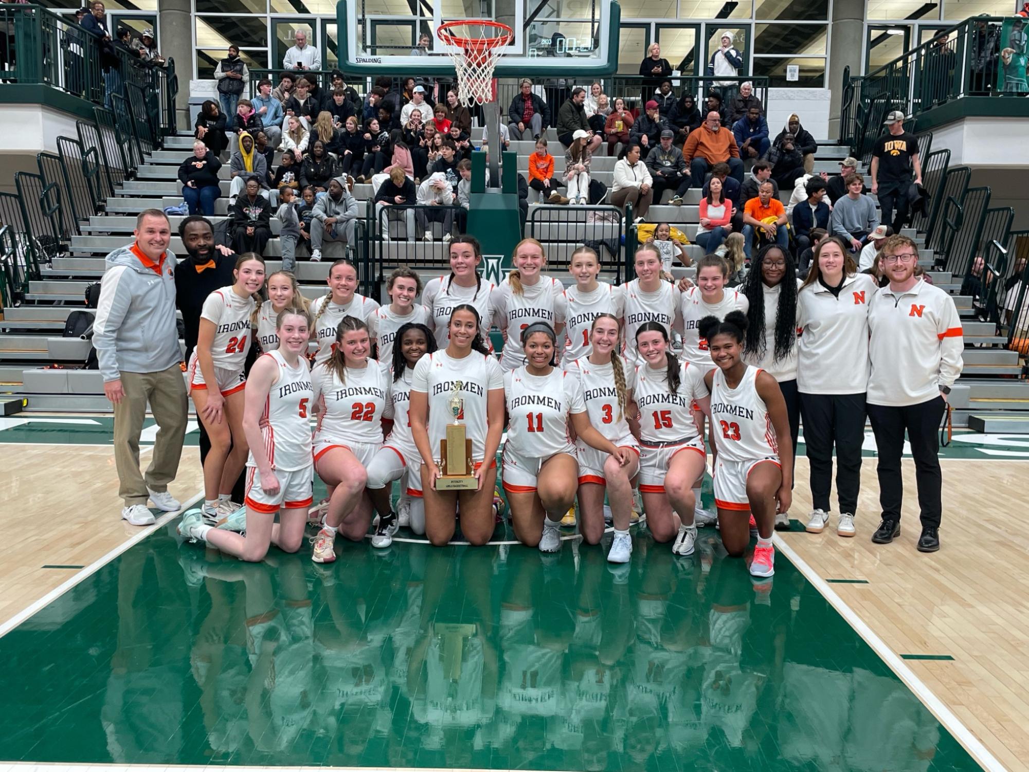 The girls basketball program won a fourth straight Intercity title on Nov. 29. 
The 4-0 start to the season extends the Ironmen's win-streak against Intercity opponents. Community has not lost to a team from Bloomington-Normal since Feb. 18, 2020. 
Photo Courtesy of: Community Athletic Dept. 