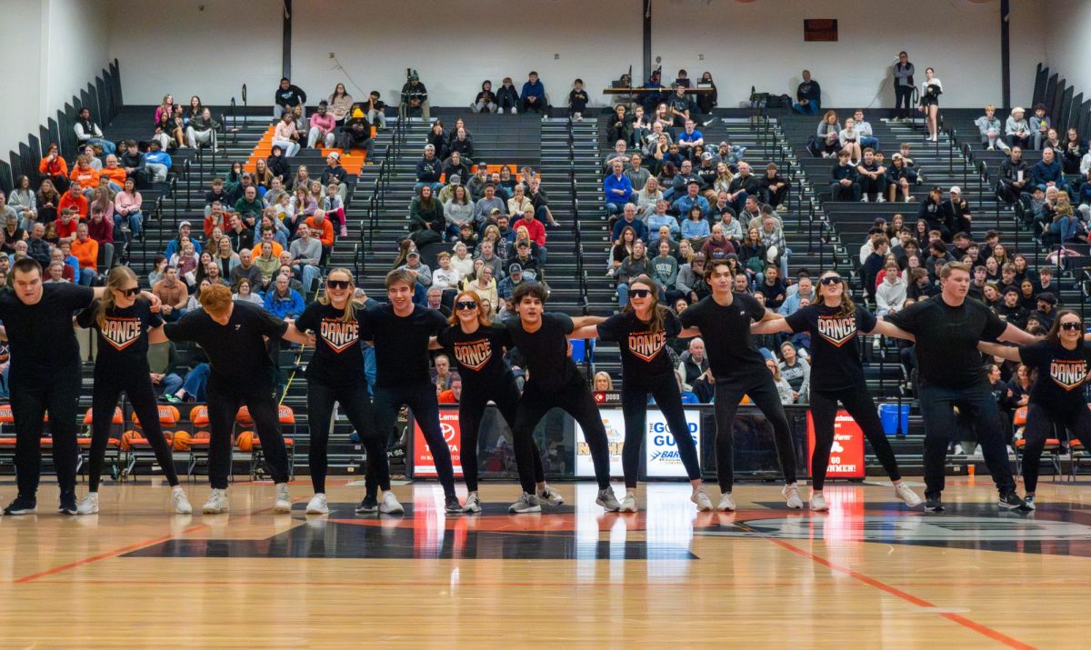 Togay stood front and center on the Ironmen logo as a week of practice finally paid off.
"It was obviously more stressful [than practice]," he said, "but I also think the vibes that the student section brought...kind of empowered you to do really good."
"I don't want to brag," Togay said, "but I might have been one of the better guy dancers."