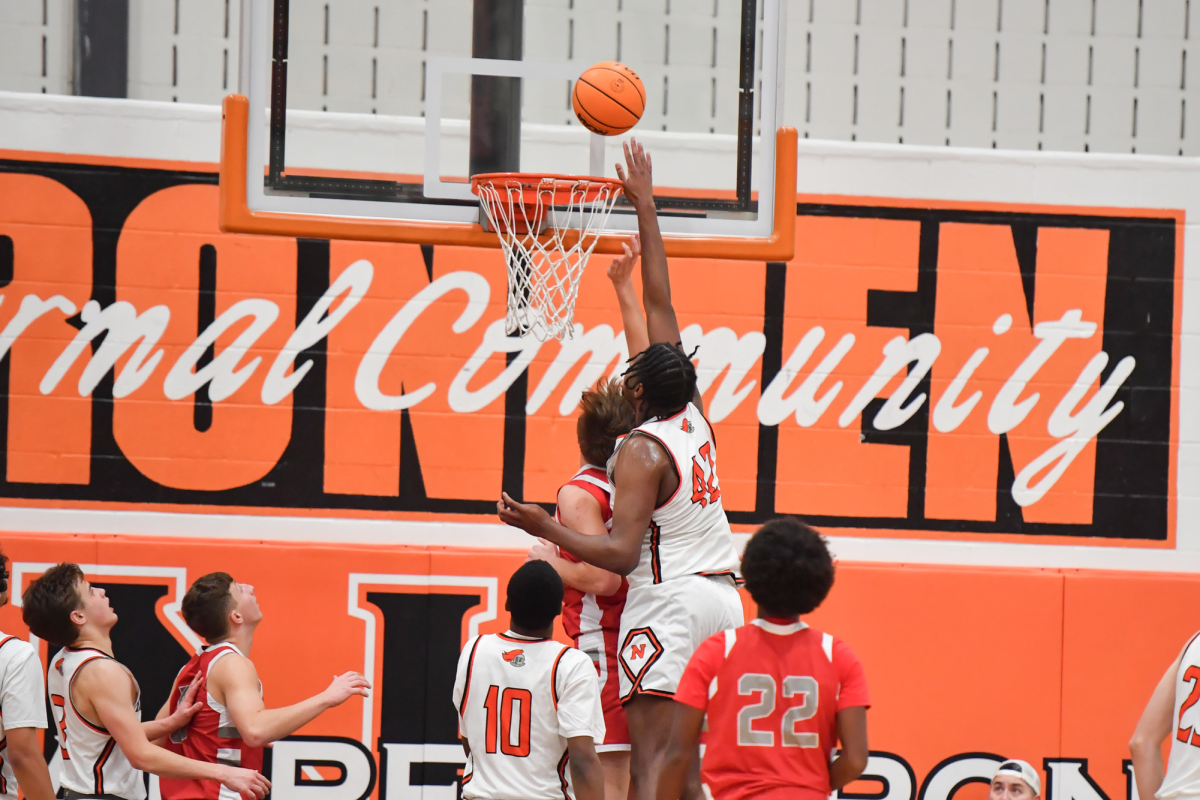 Senior center Kobe Walker leads the Ironmen this season, averaging 19.3 points and 11.7 rebounds per game.

Photo Courtesy of: Mr. Jeff Christopherson