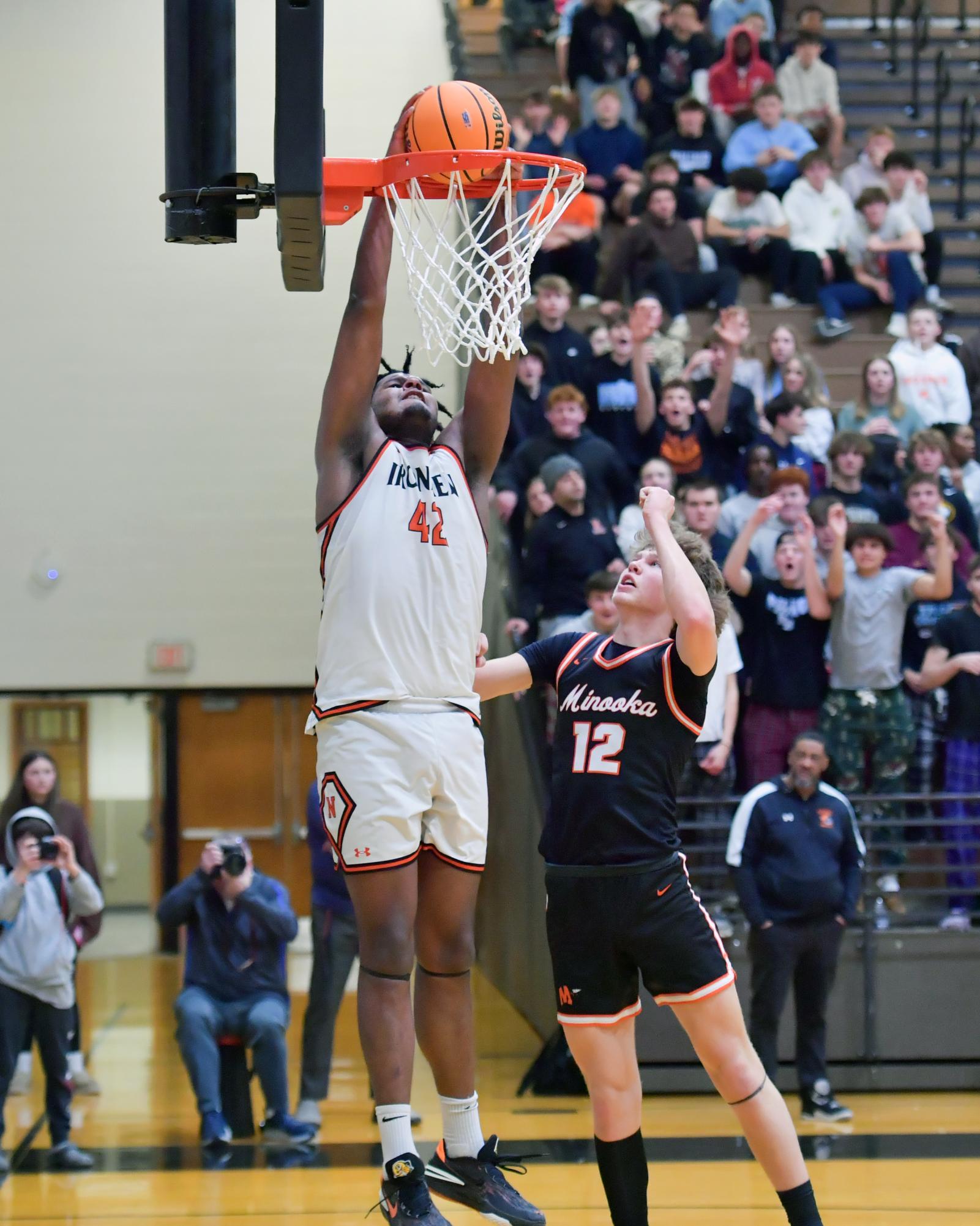 In his lone season as a starter, senior Kobe Walker has been a prolific scorer, totaling 631 points. He ranks second in program history for most points in a single season, trailing only Dick Metzger, who recorded 719 points in 1953.

Photo Courtesy of: Mr. Jeff Christopherson