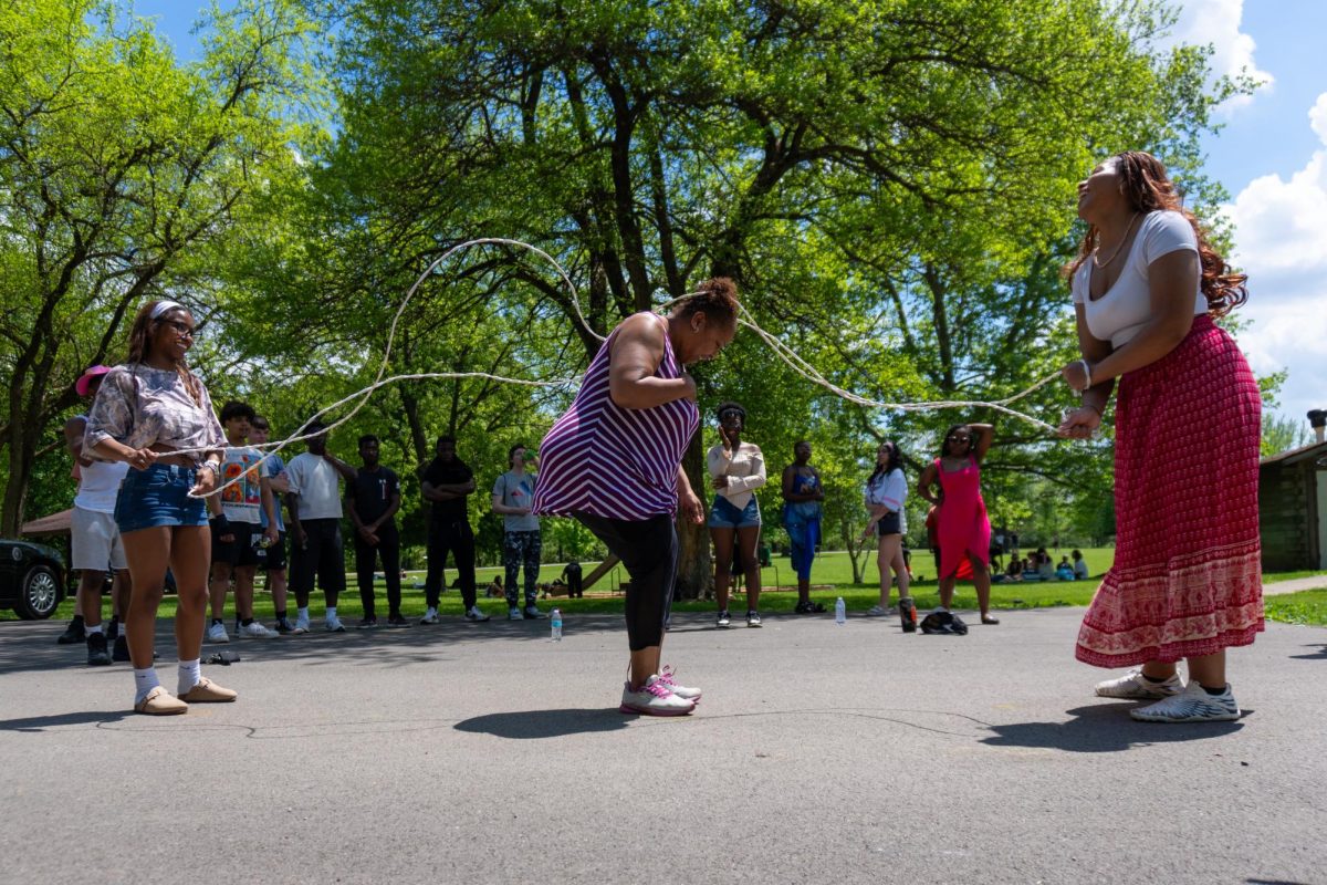 While it's been years since she's jumped rope—and she still sometimes has a fear of it—Bradley enjoyed the connectedness of the moment. "Jump roping just brings people together," she said. "People on the block will come out and we'll just all hang out. Everybody's invited."