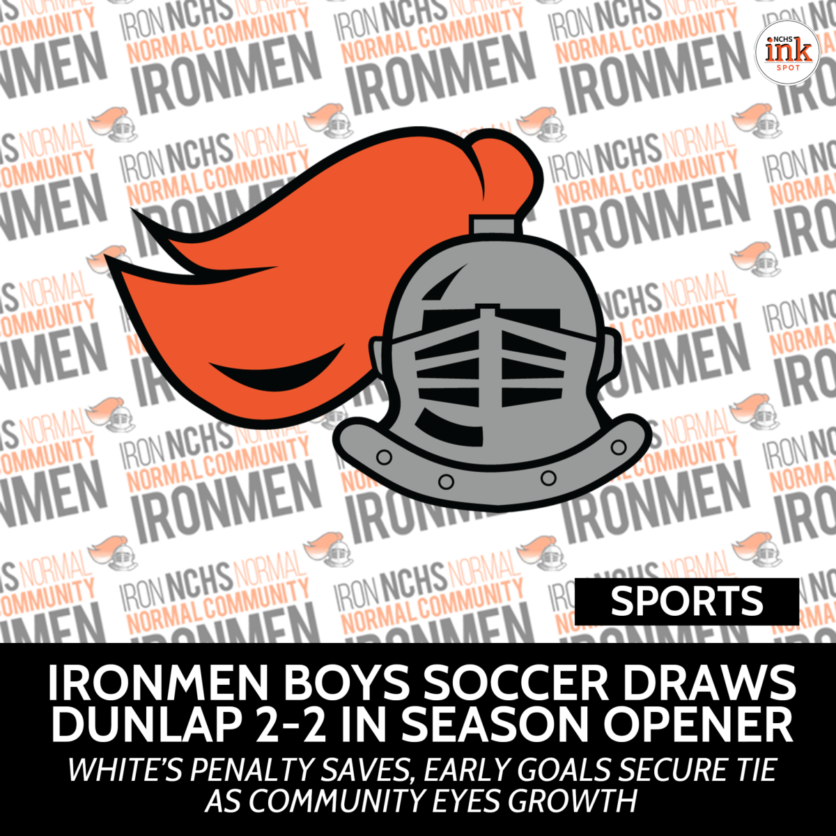 Ironmen boys soccer draws Dunlap 2-2 in season opener