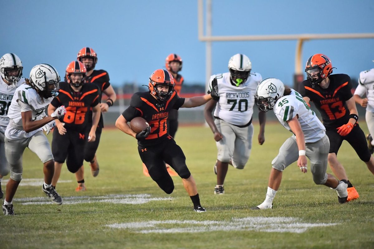Establishing the ground game, Ironmen head coach Mr. Jason Drengwitz said, will be a key to a win against West.

Photo Courtesy of: Jeff Christopherson