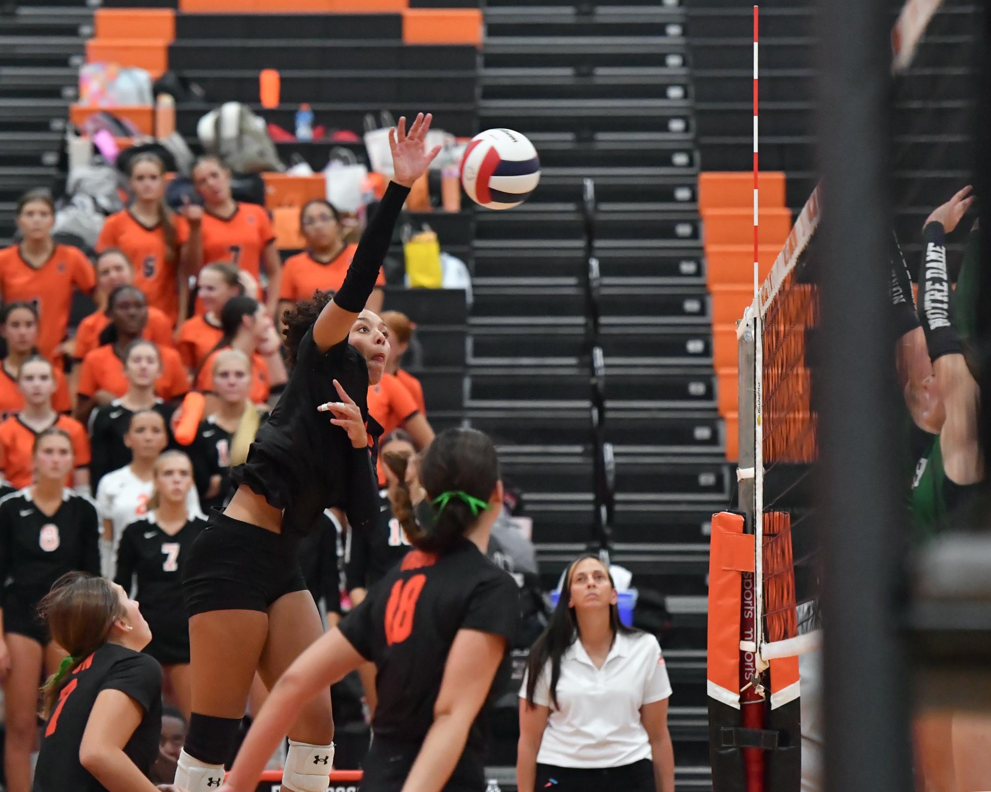 Senior Alana Whitfield has been a two-way force for the Iron, averaging nearly 10 kills per match with a .313 hitting percentage while posting one of the team’s top serve-receive ratings.