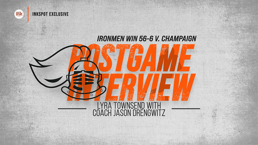 Postgame: Drengwitz on Community’s 56-6 win over Champaign Centennial; staying unbeaten in Big 12 [video]
