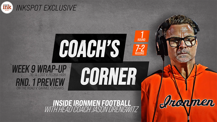 Playoffs Rd. 1: Coach Drengwitz on Ironmen’s 7A playoff opener at Carmel Catholic [video]