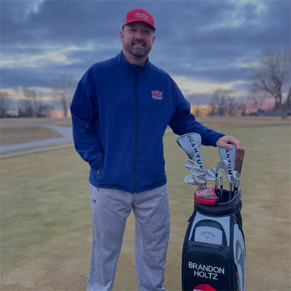 Brandon Holtz poses in a photo shared to Instagram after reflecting on the financial realities of competing following his U.S. Mid-Am victory and thanking sponsors, including RE/MAX, for helping support the journey to events like the Masters and U.S. Open.
Photo Courtesy of: Brandon Holtz/Instagram